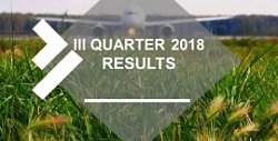 III quarter 2018 results